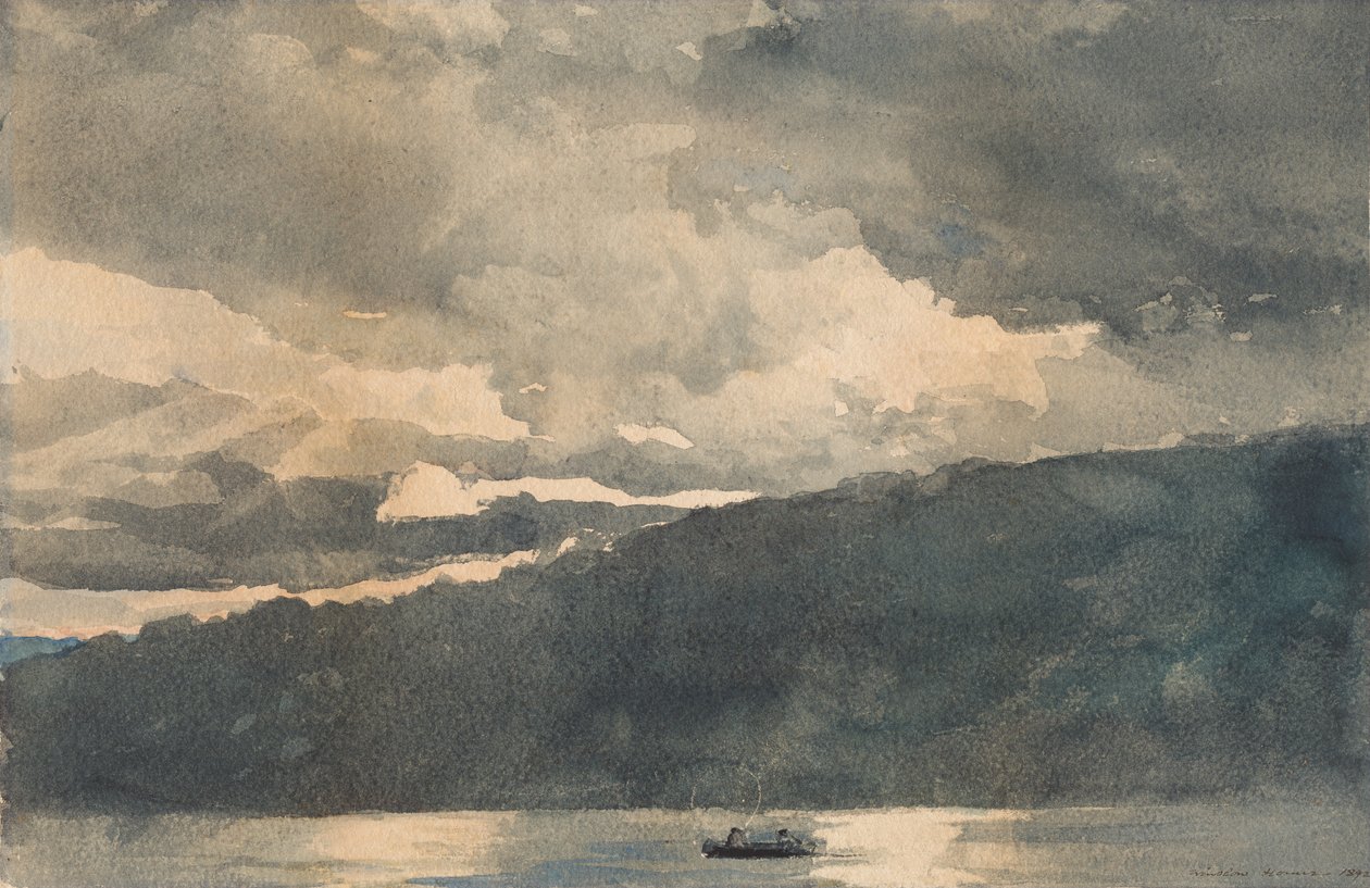 Lago Mink, Adirondacks, 1892. de Winslow Homer
