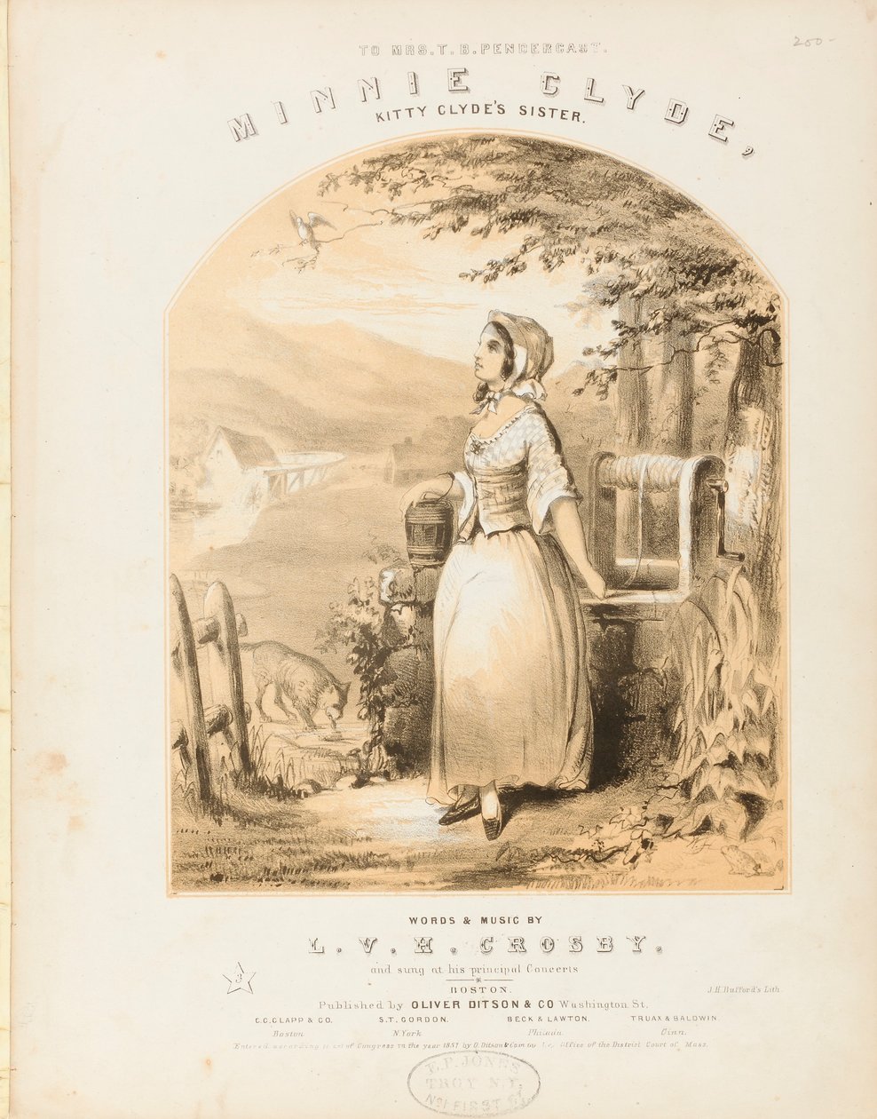 Minnie Clyde, irmã de Kitty Clyde de Winslow Homer
