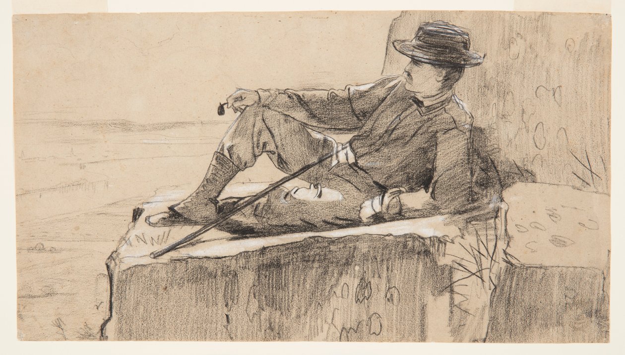 Descanso do alpinista de Winslow Homer