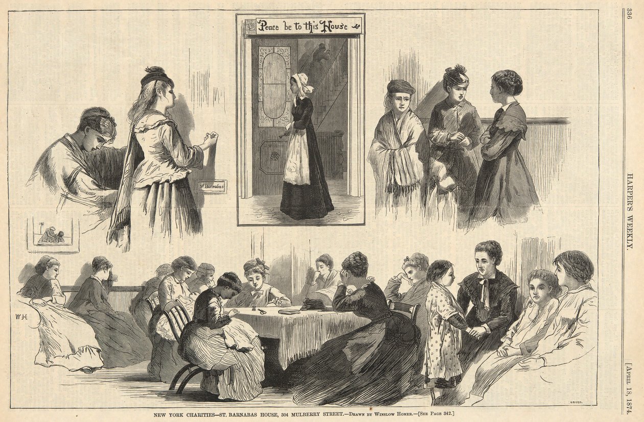 Instituições de caridade de Nova York de Winslow Homer