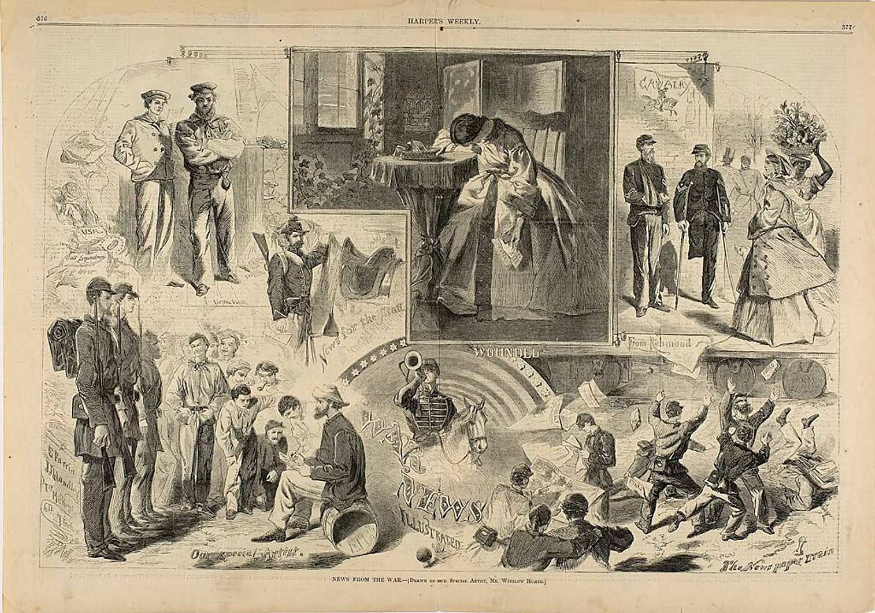 Notícias da guerra de Winslow Homer