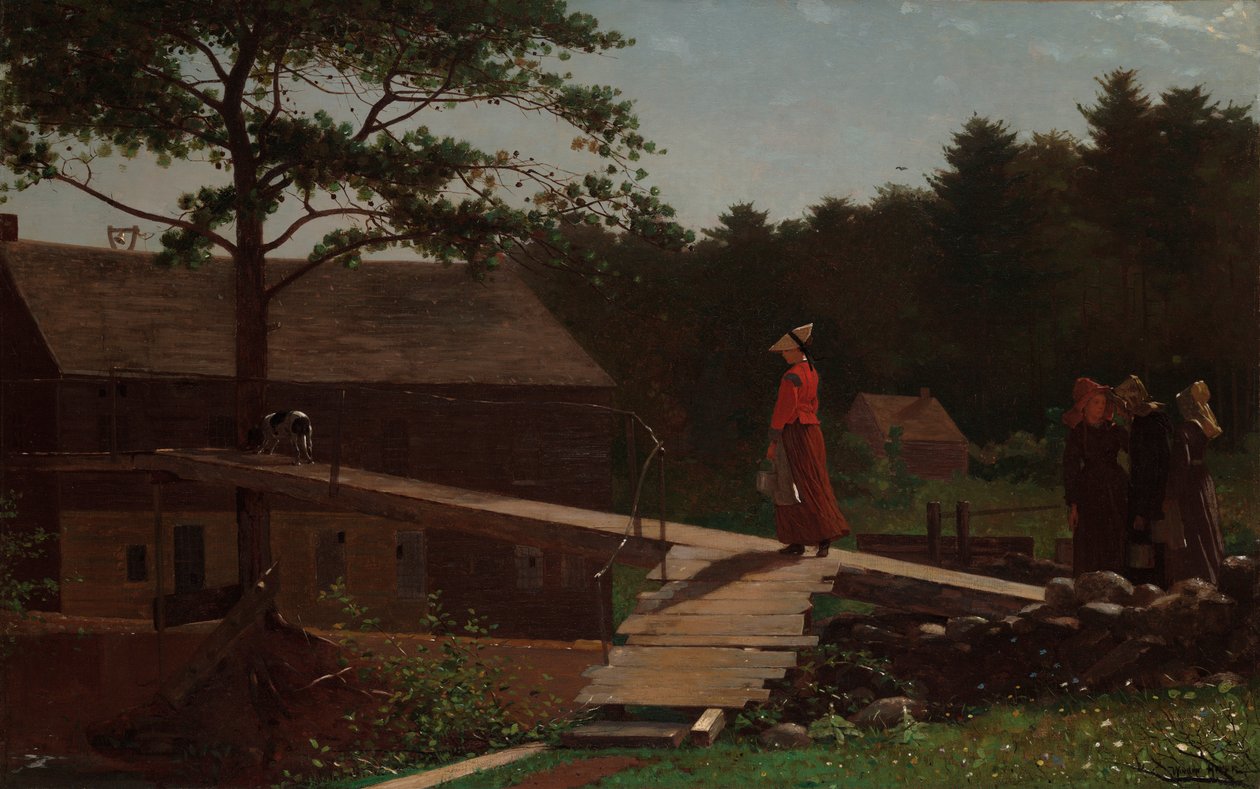 Moinho antigo (The Morning Bell) de Winslow Homer