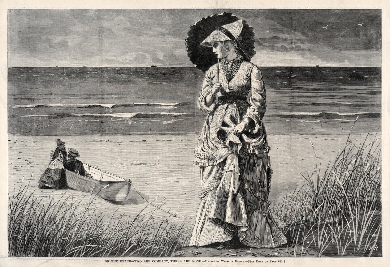 Na Praia - Dois já é companhia, três já não é nada de Winslow Homer
