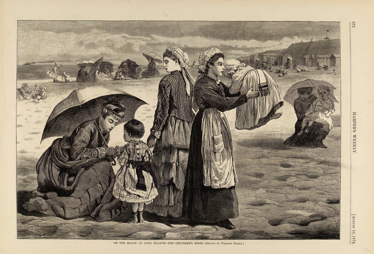 Na praia de Long Branch - A Hora das Crianças, de Harper