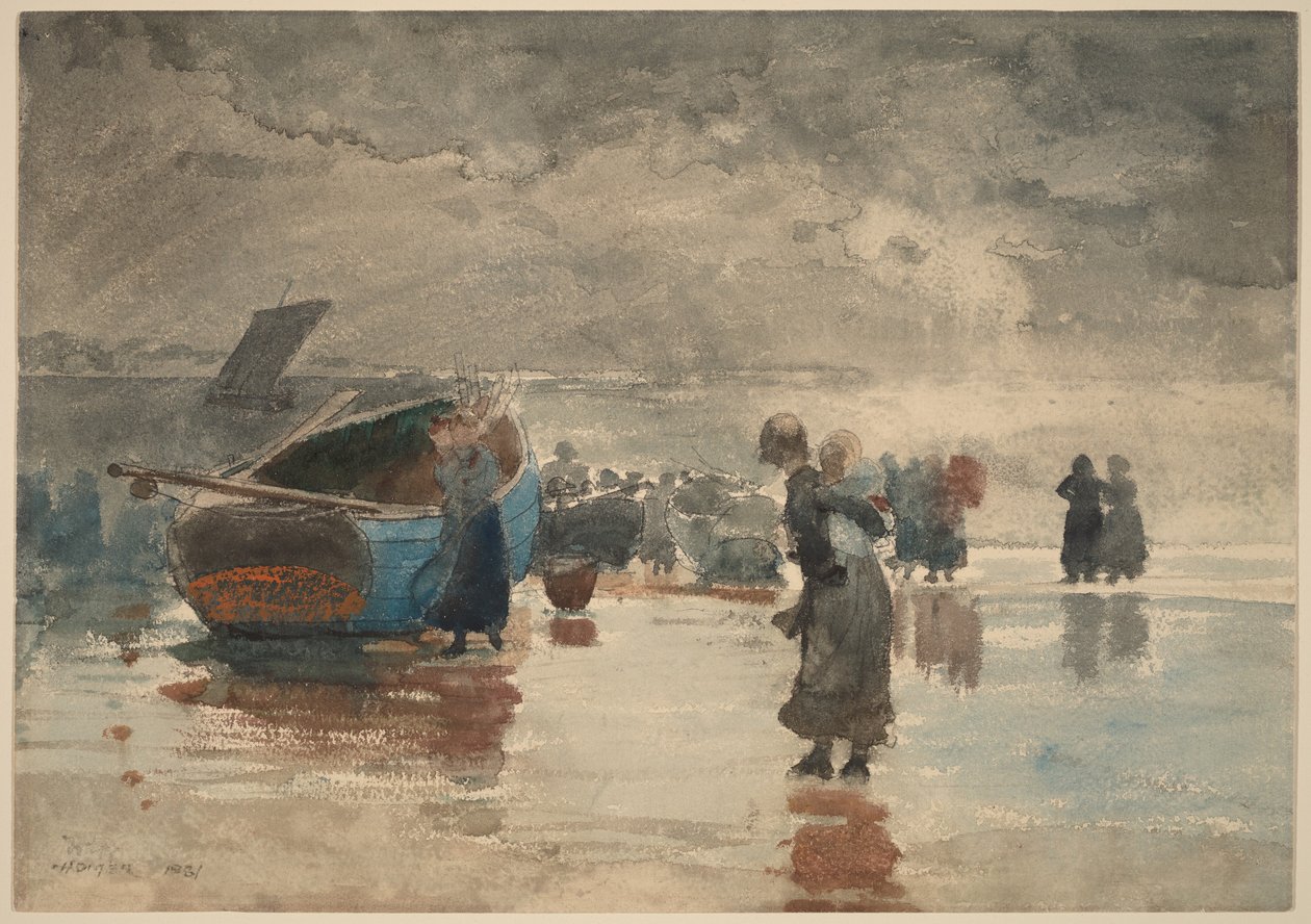 Nas areias de Winslow Homer