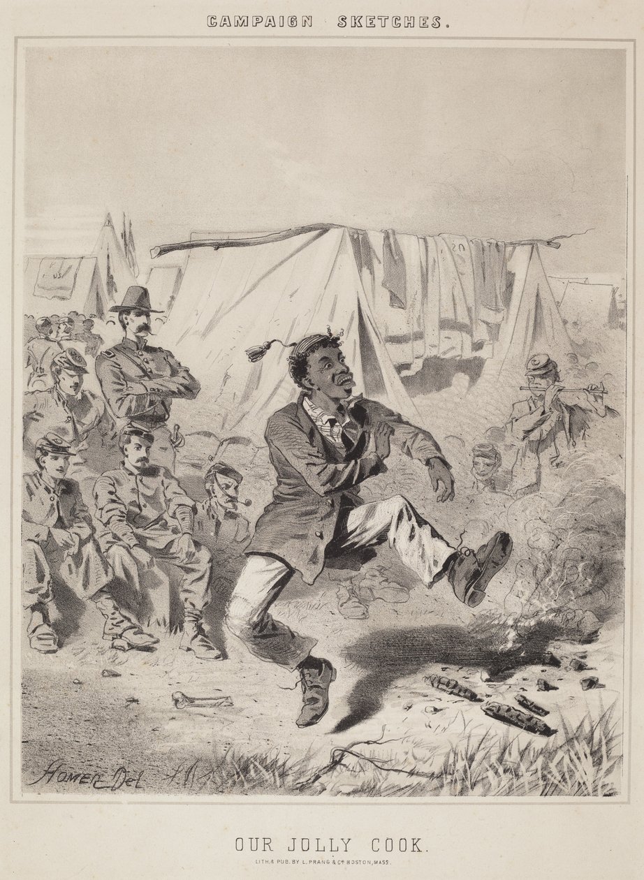 Nossos esboços da campanha Jolly Cook. de Winslow Homer
