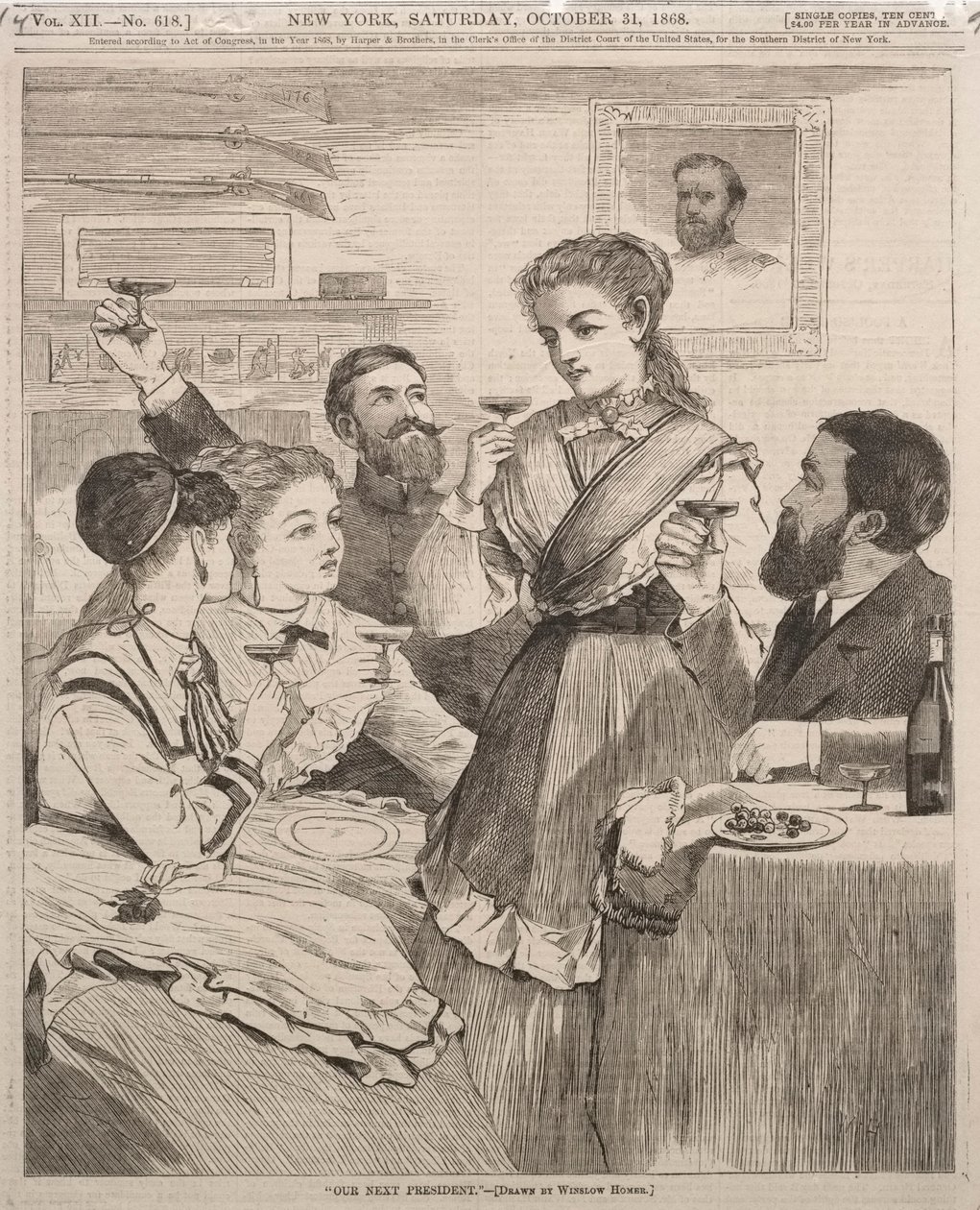 "O nosso próximo Presidente"
 de Winslow Homer