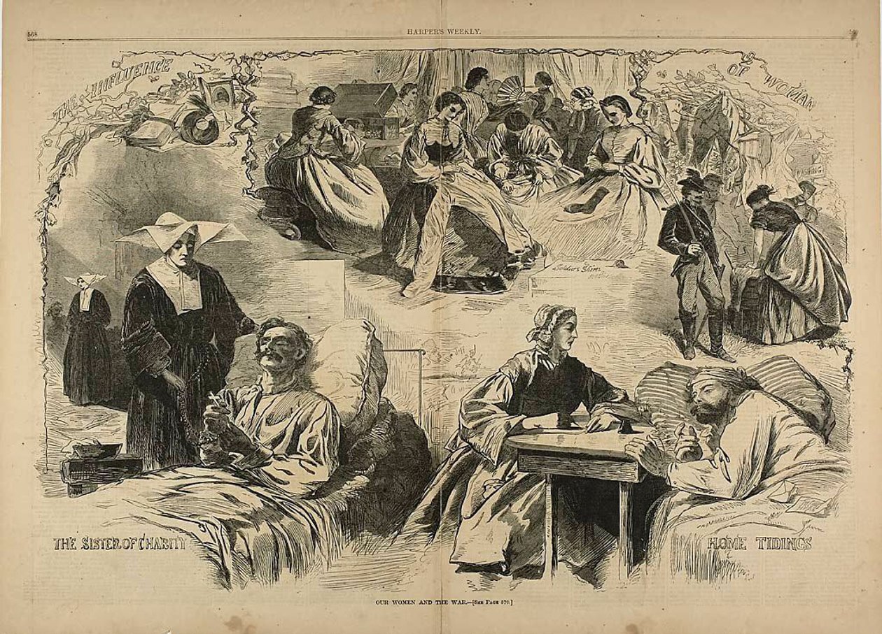 As nossas mulheres na guerra de Winslow Homer