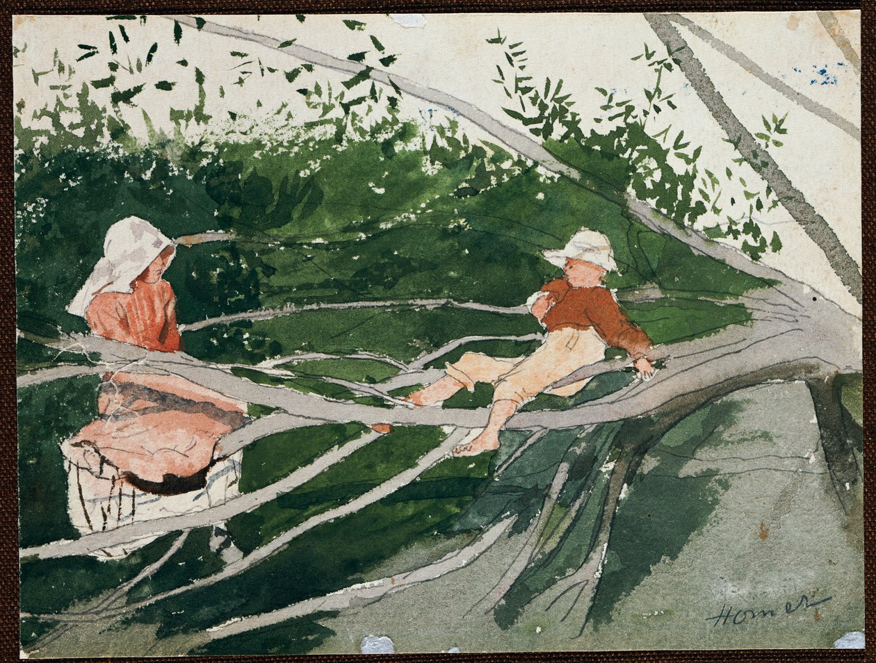 Sair em um membro de Winslow Homer