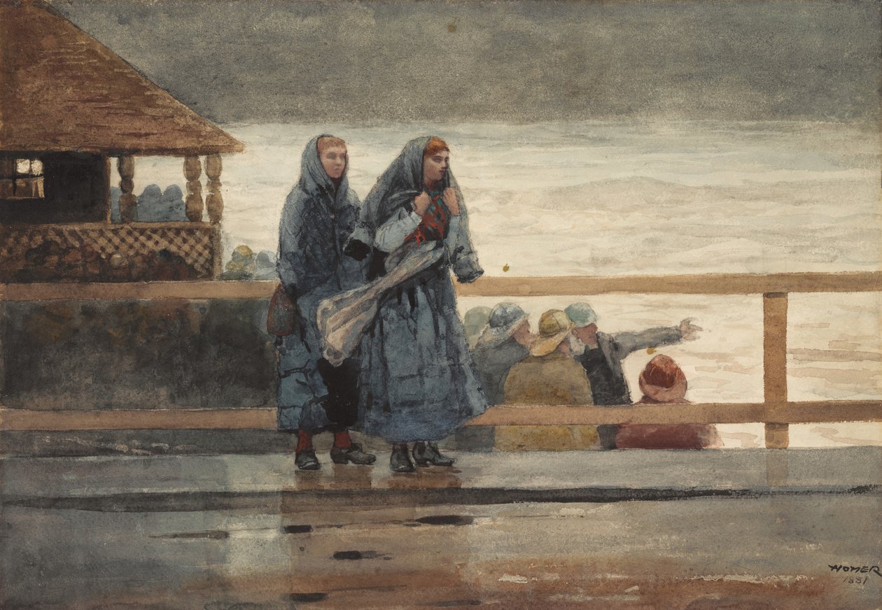 Perigos do mar, 1881 de Winslow Homer