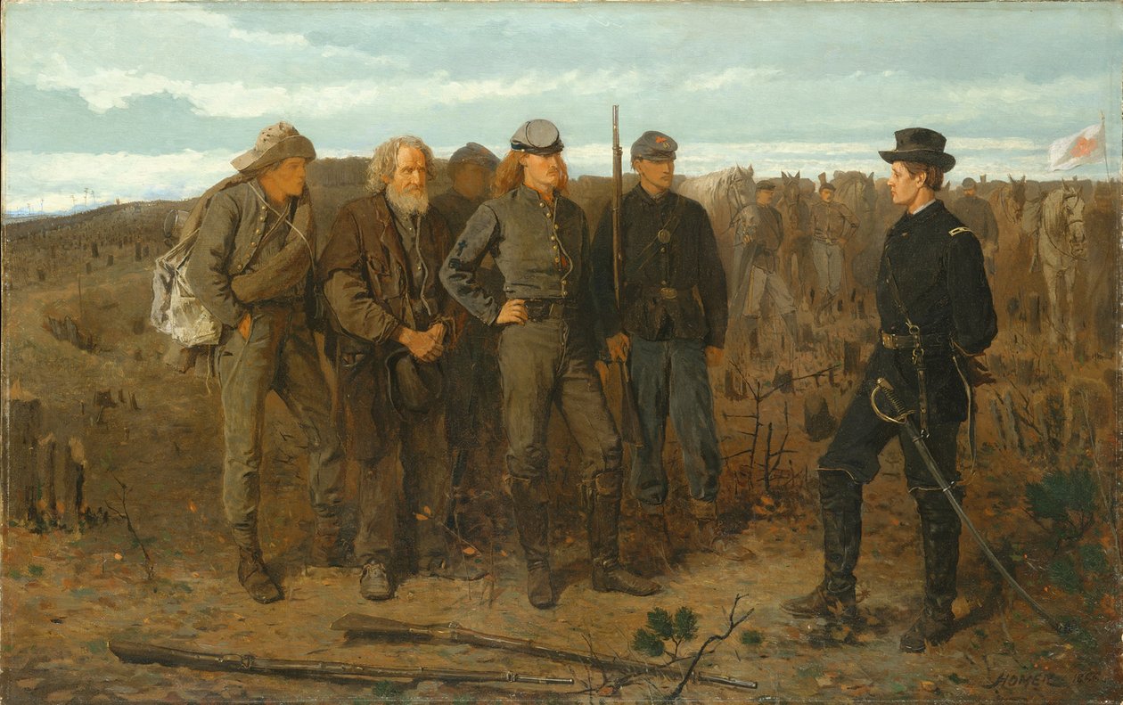 Prisioneiros da frente de Winslow Homer