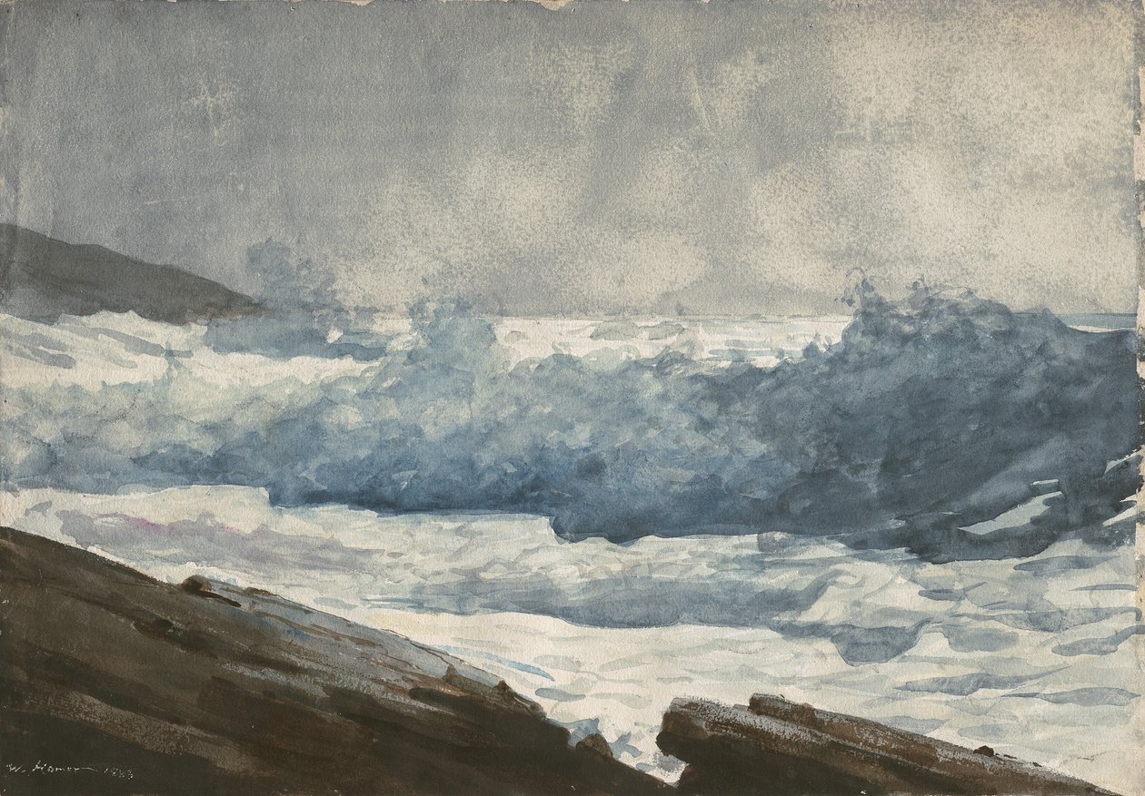 Pescoço de Prout, Breakers de Winslow Homer