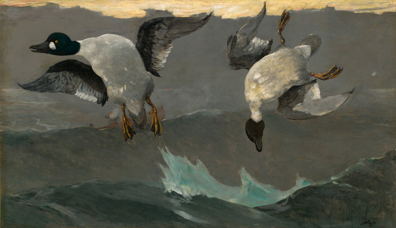 Direita e esquerda de Winslow Homer