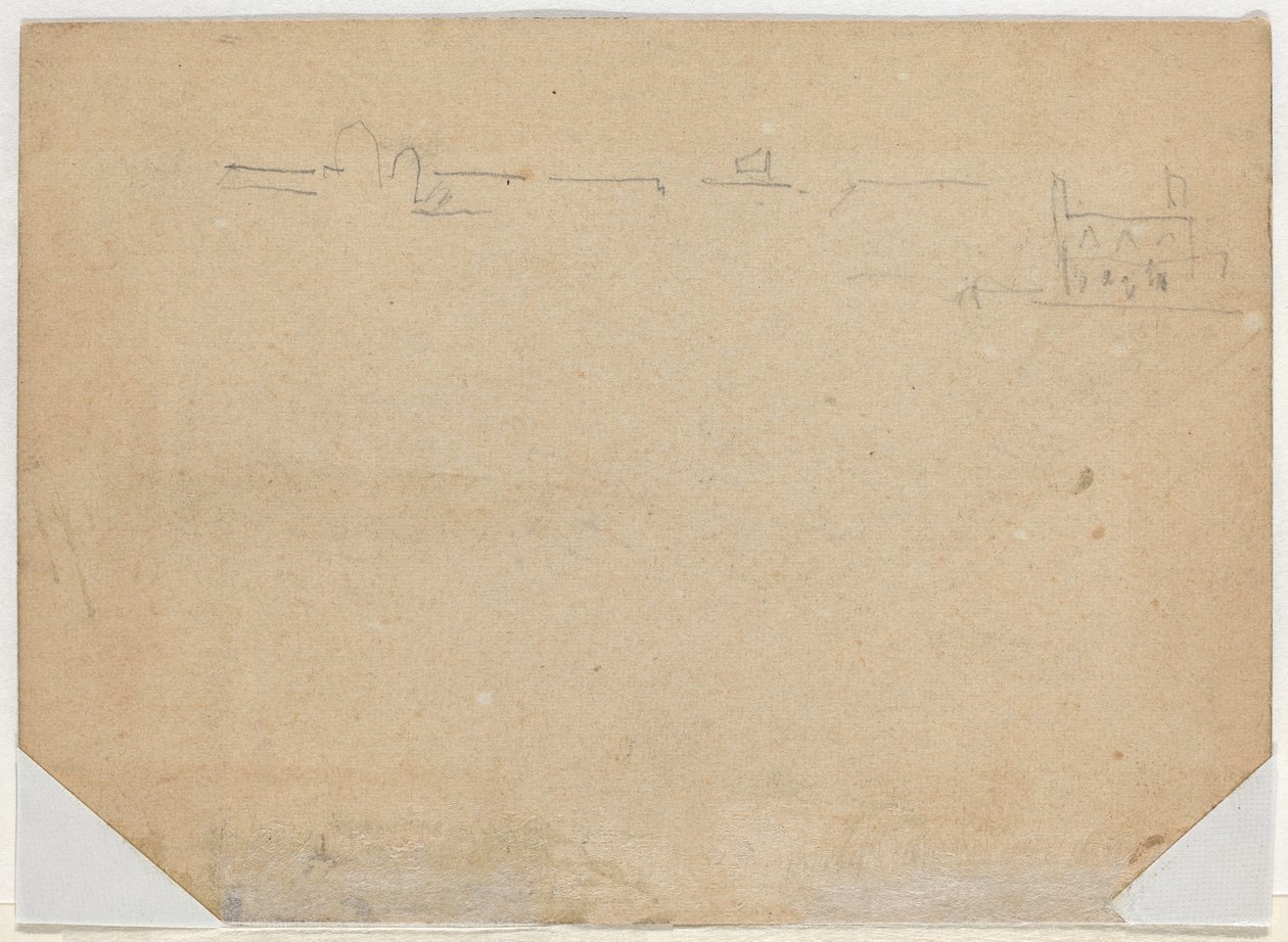 Linha do Telhado [verso] de Winslow Homer