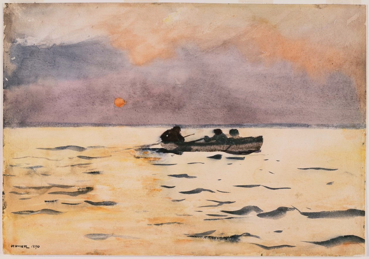 Página inicial do remo de Winslow Homer
