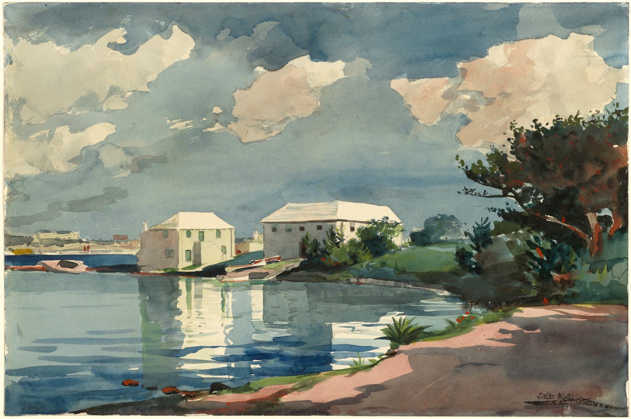 Chaleira de sal, Bermudas, 1899. de Winslow Homer