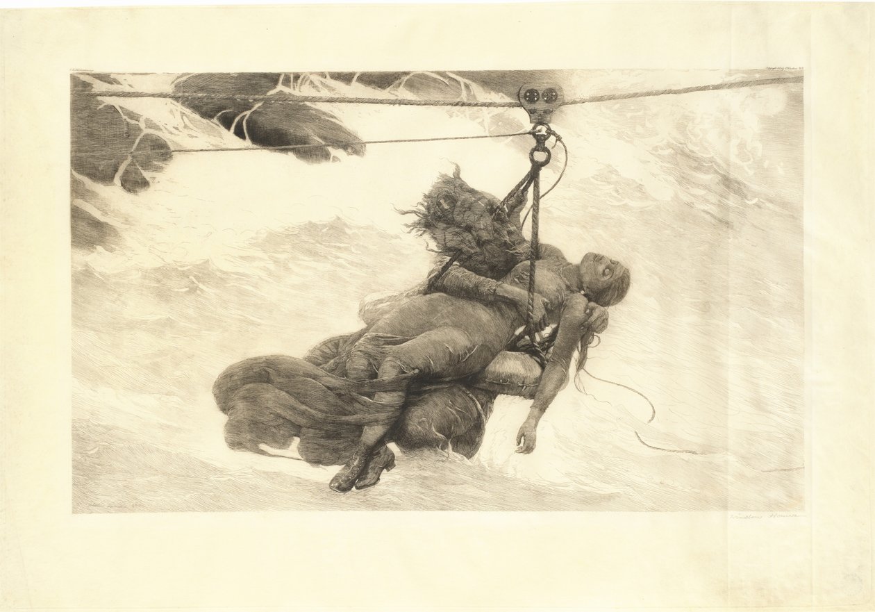 Salvo, 1889. de Winslow Homer