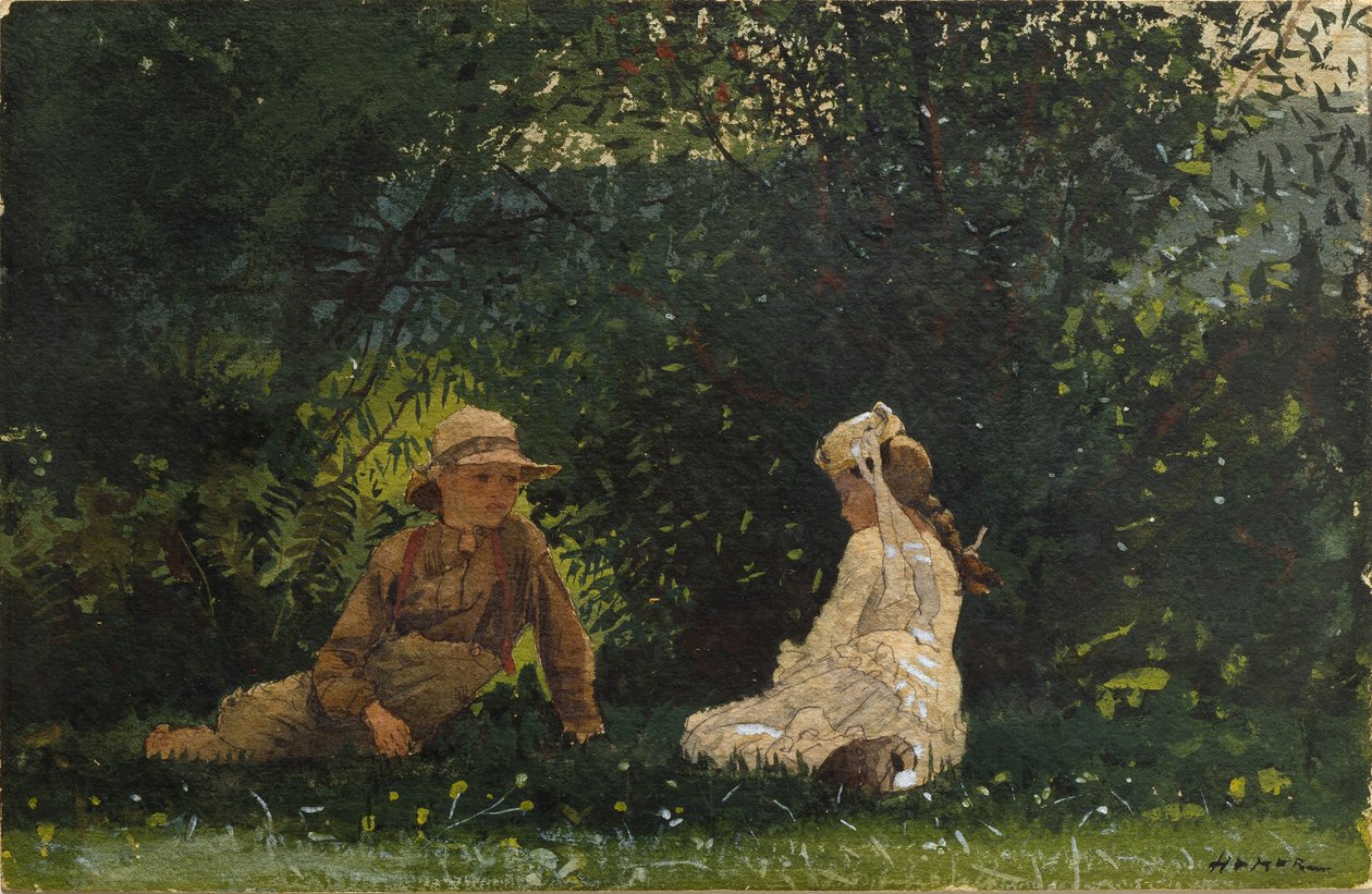 Cena em Houghton Farm de Winslow Homer