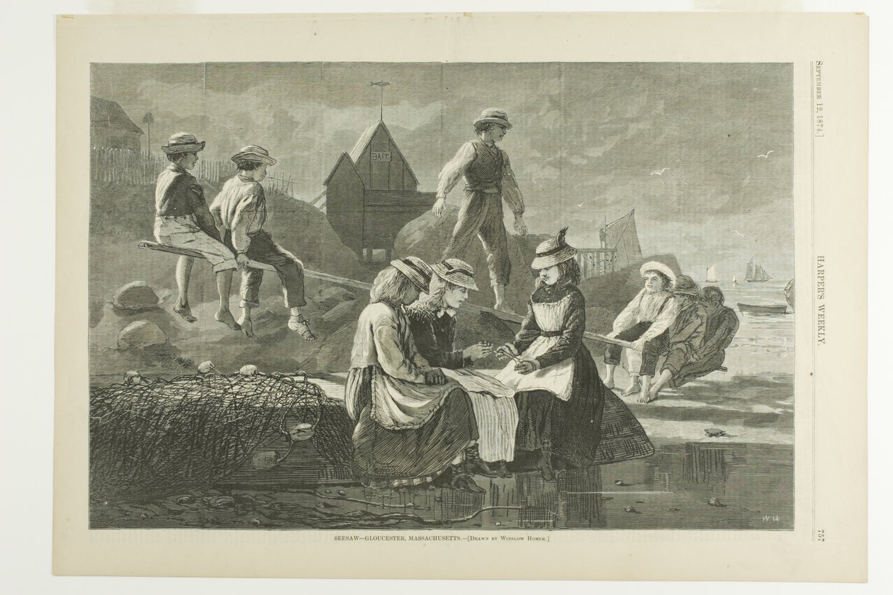 Balancé de Gloucester de Winslow Homer