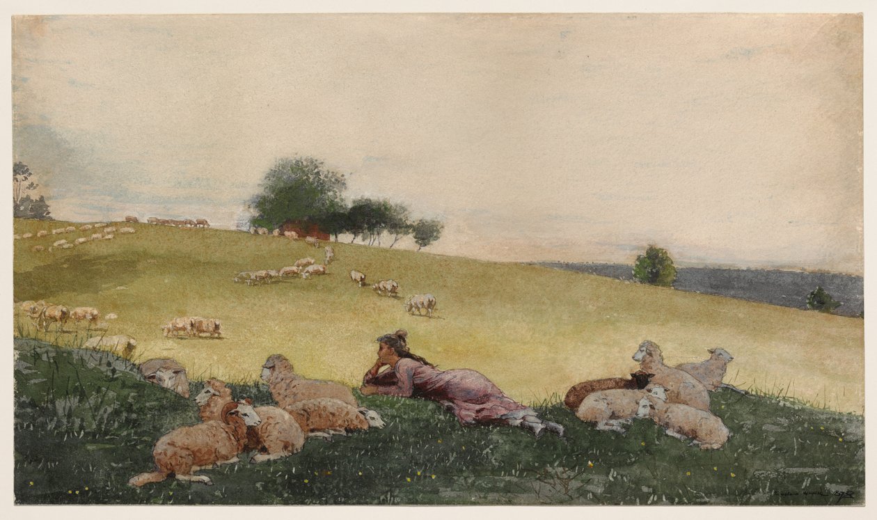 Pastora da quinta Houghton de Winslow Homer