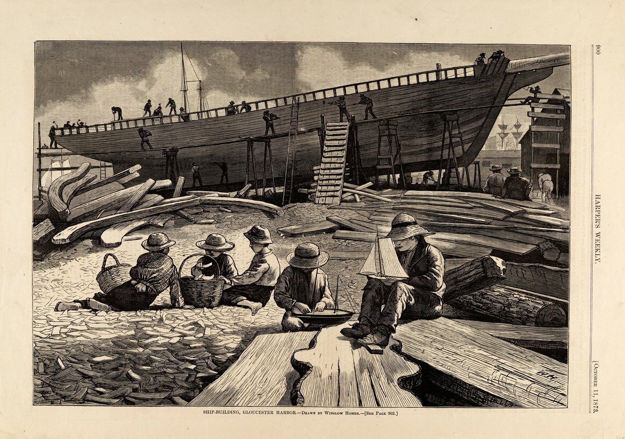 Construção naval, Porto de Gloucester, de Harper