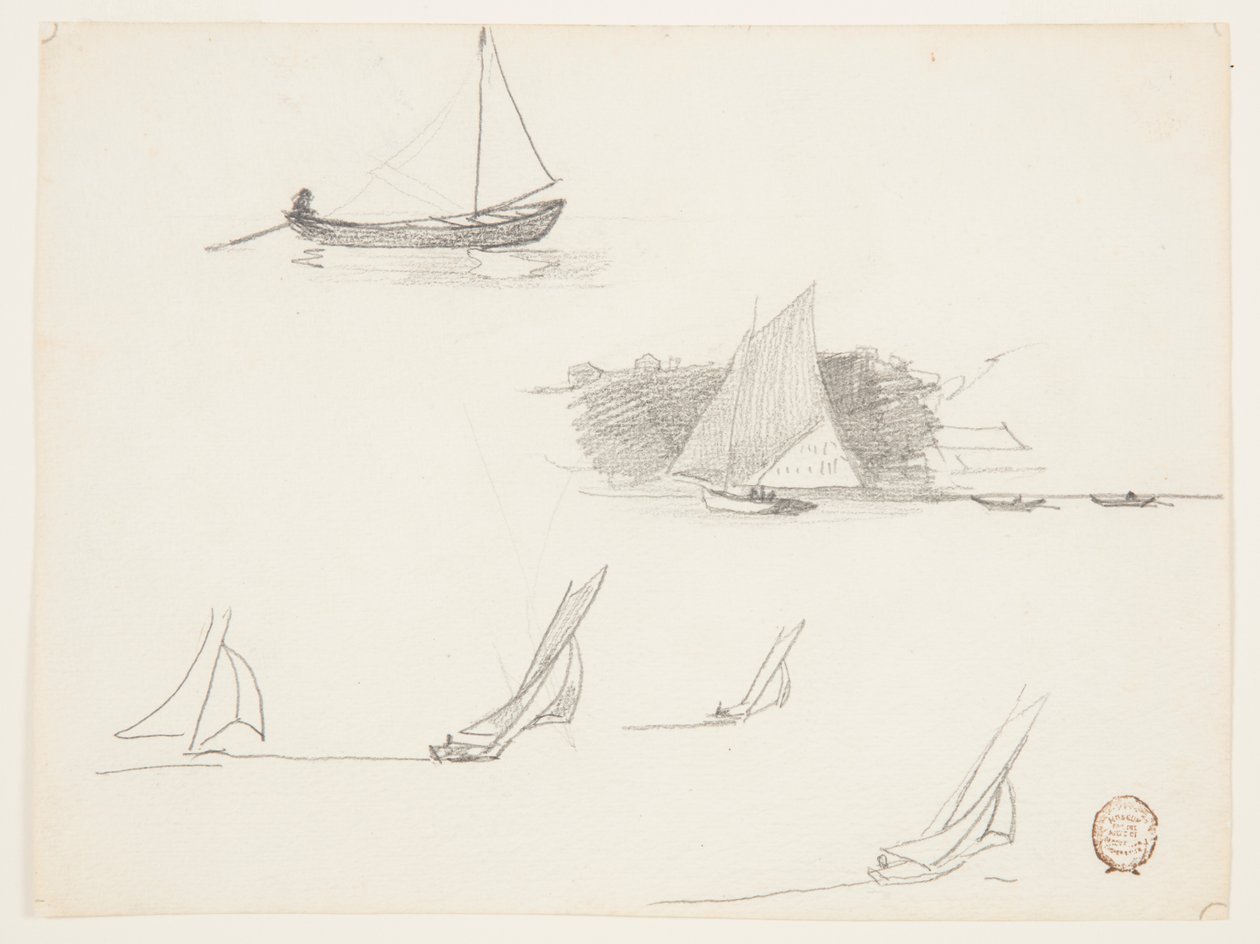 Seis estudos de veleiros de Winslow Homer