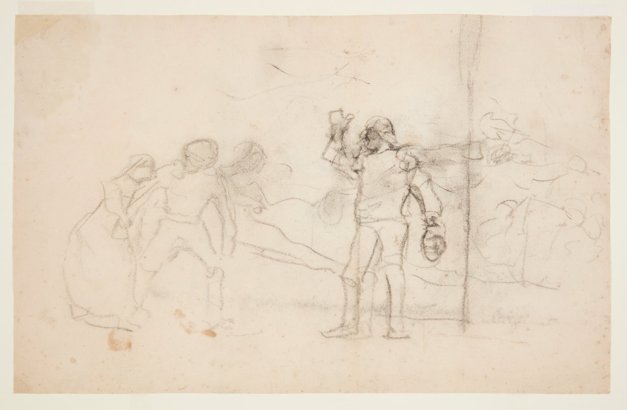 Esboço para "O Naufrágio" de Winslow Homer