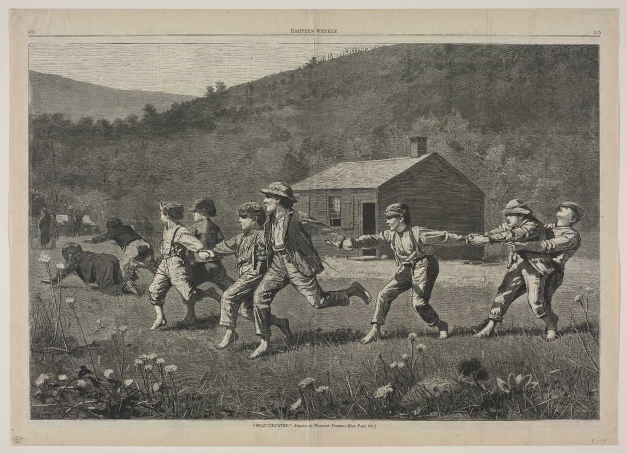Snap-the-Chicote, 1873. de Winslow Homer