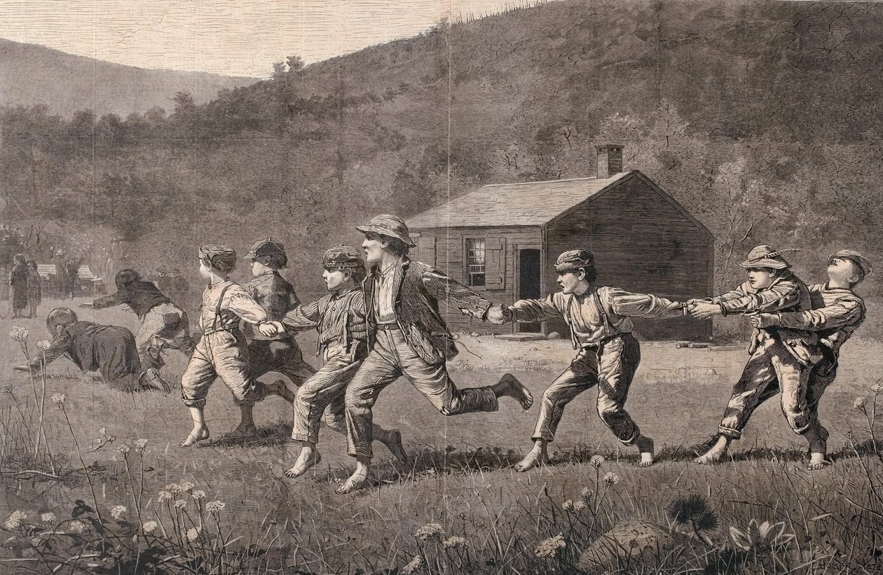 &39;Snap-the-Whip&39;, 20 de setembro de 1873 de Winslow Homer