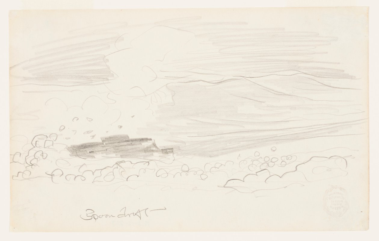 "Spoondrift," Mar Pesado, Pescoço de Prout de Winslow Homer