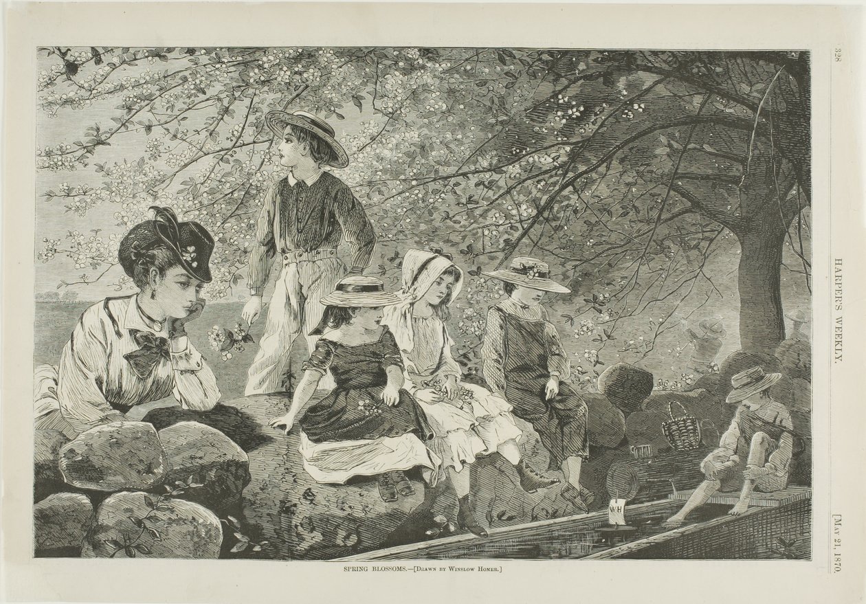 Flores da primavera de Winslow Homer
