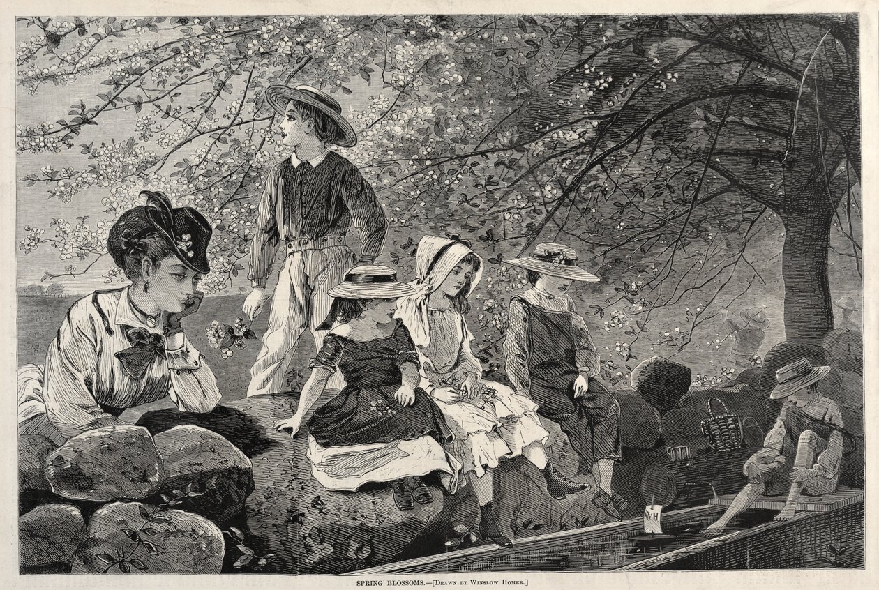 Flores da Primavera de Winslow Homer