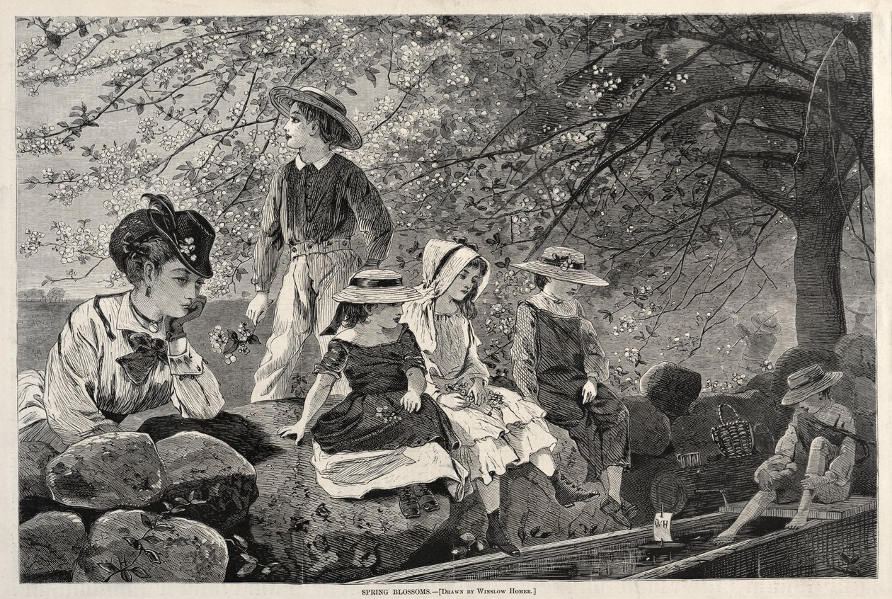 Flores da Primavera, 1870. de Winslow Homer
