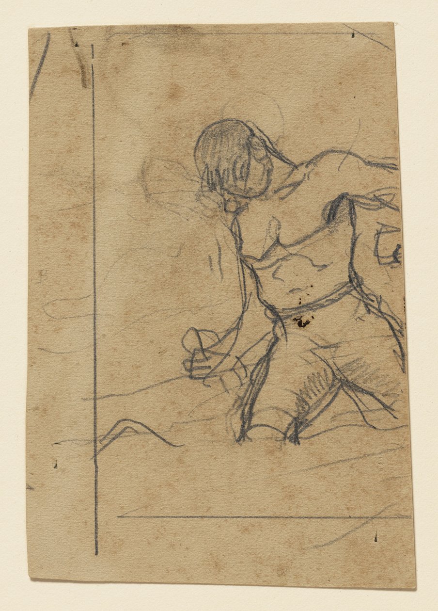 Homem em Pé (Estudo para «Undertow») de Winslow Homer