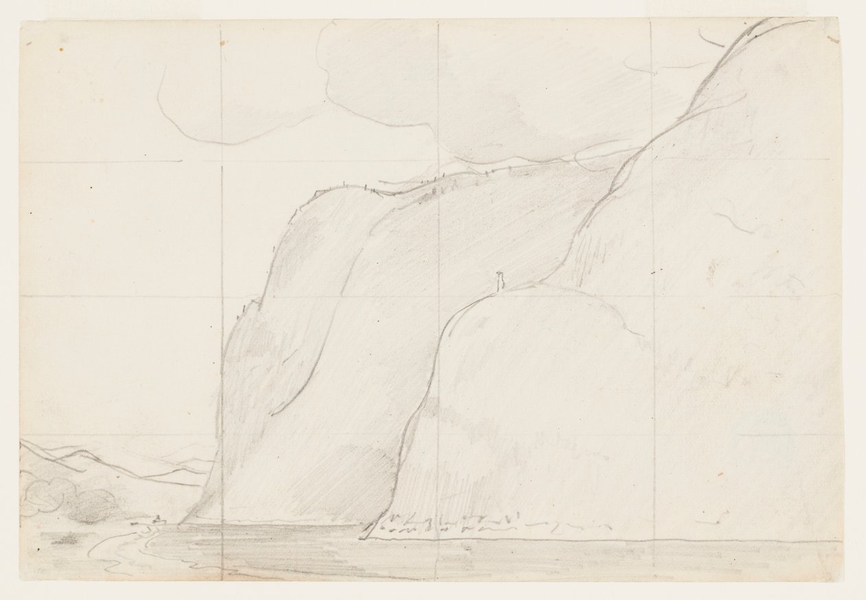 Estudo para "Cape Trinity, Rio Saguenay" de Winslow Homer
