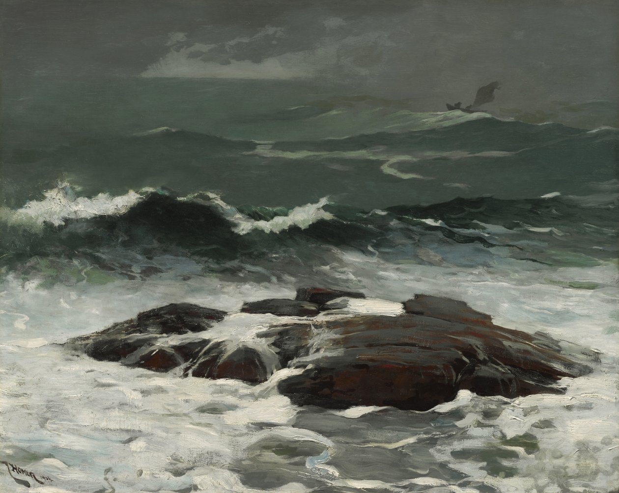 Tempestade de verão, 1904 de Winslow Homer