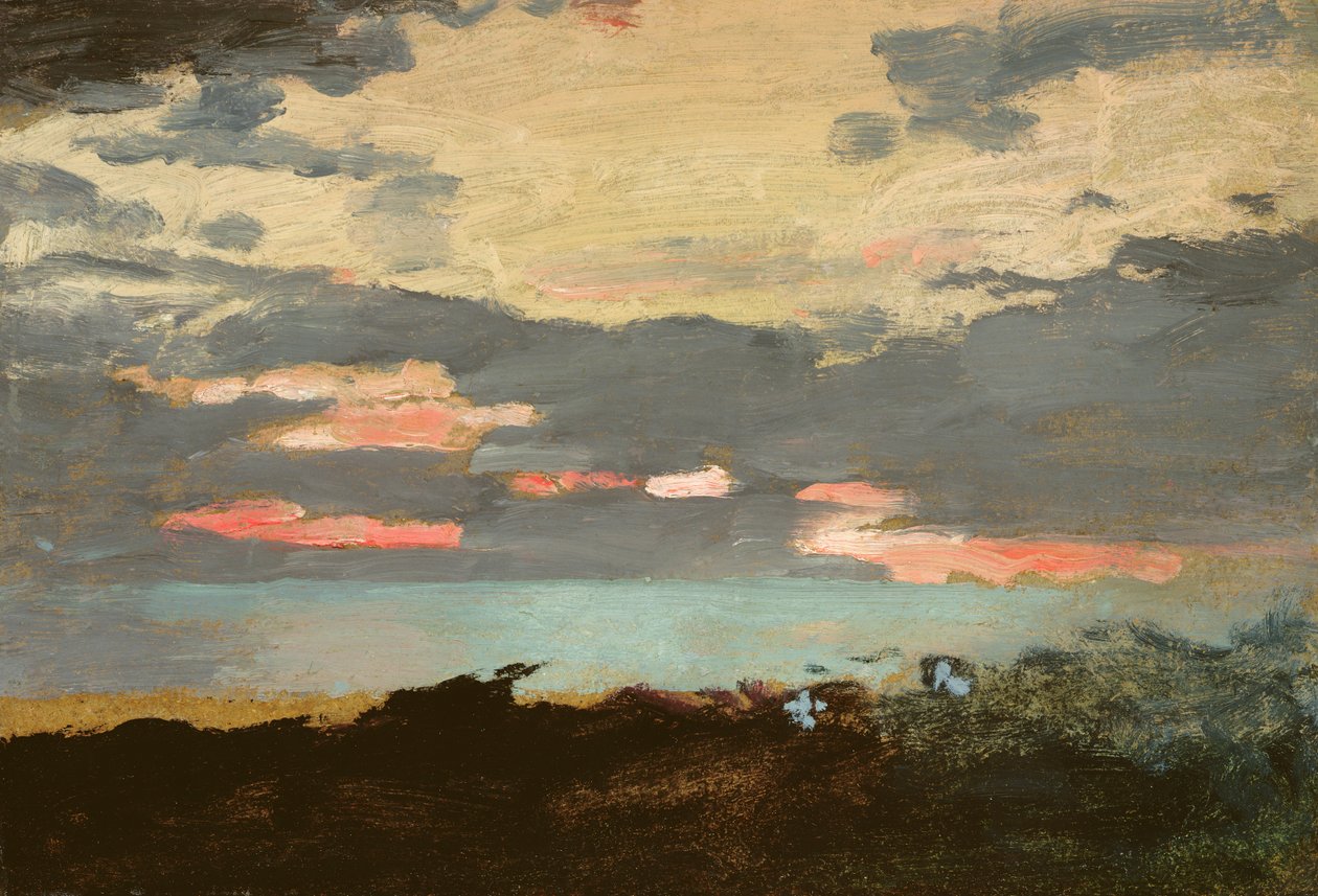 Pôr do sol, Baía do Saco de Winslow Homer
