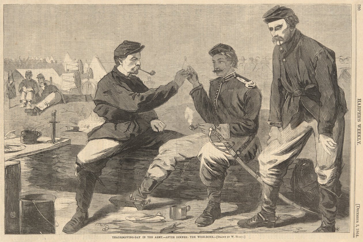 Dia de Acção de Graças no Exército de Winslow Homer
