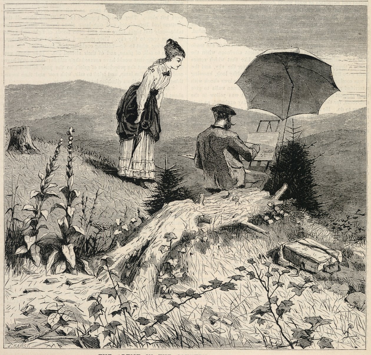 The Artist in the Country, do Appletons
