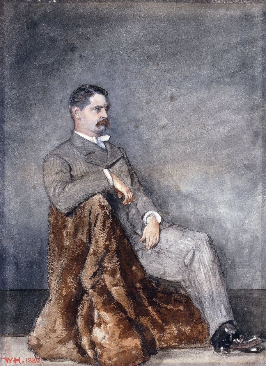 O Irmão do Artista, Charles Savage Homer Jr., 1880 de Winslow Homer