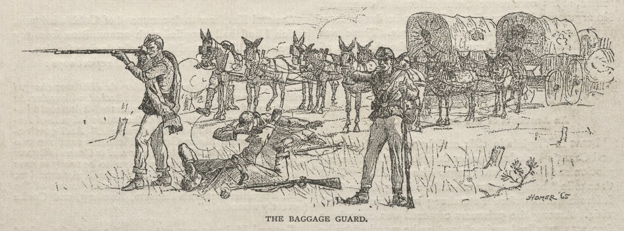 O guarda de bagagem, 1888. de Winslow Homer