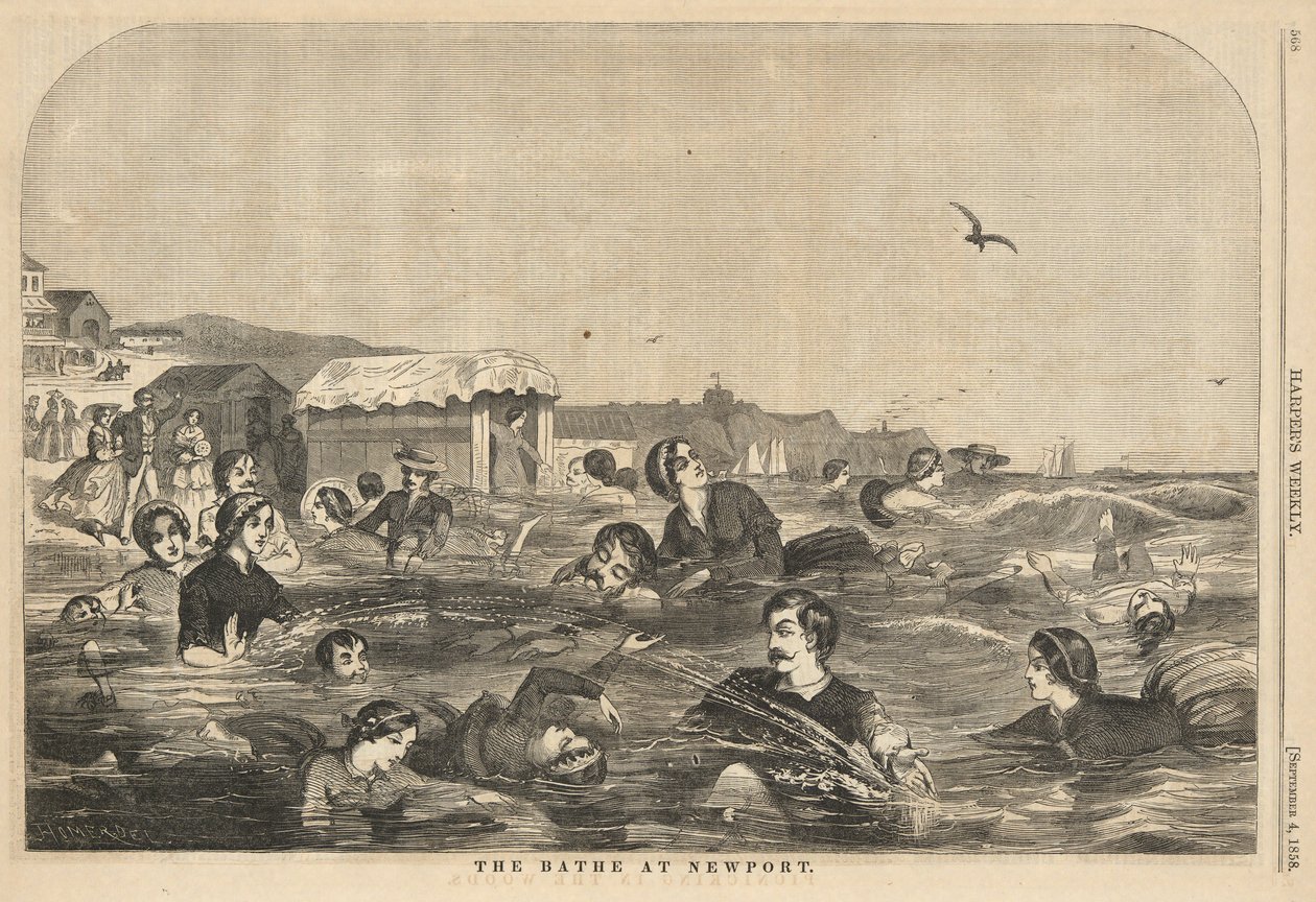 O Banho em Newport, de Harper de Winslow Homer