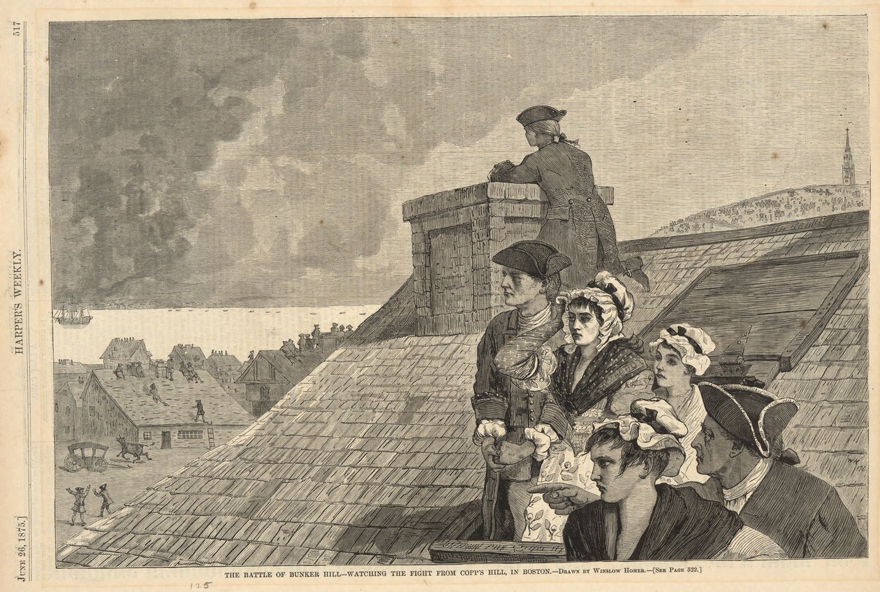 A Batalha de Bunker Hill - Observando a fuga de Copp