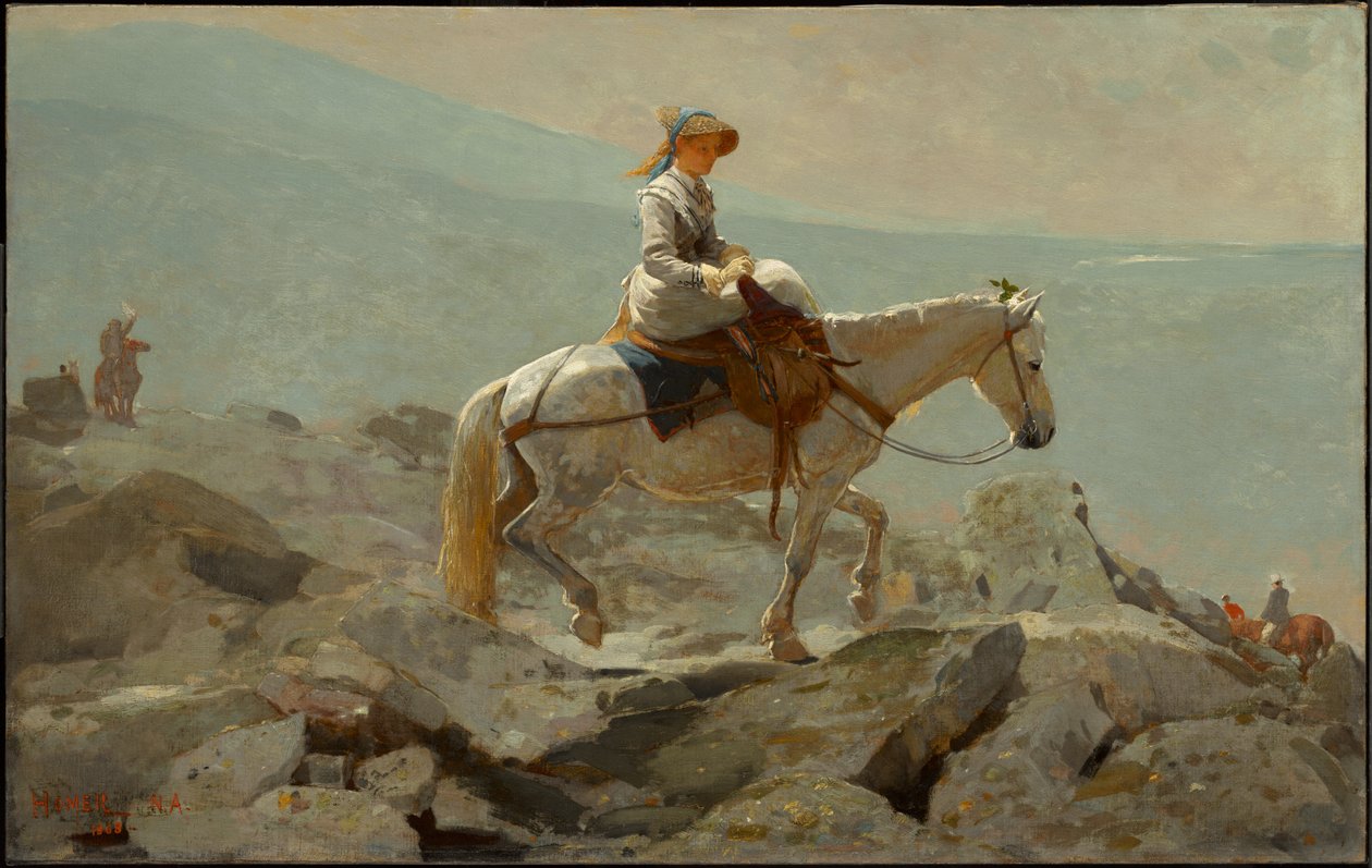 O caminho de bridle, White Mountains de Winslow Homer