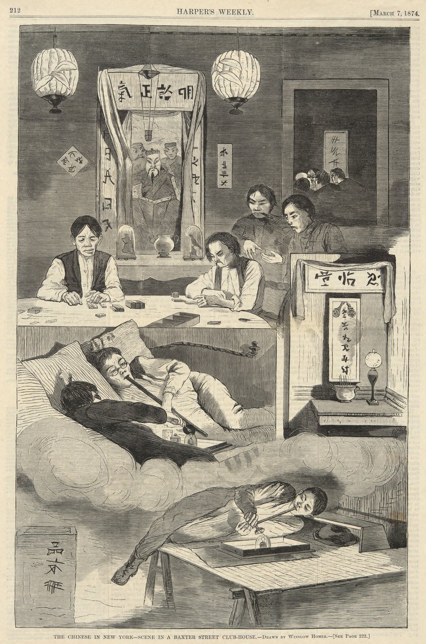 Os chineses em Nova Iorque de Winslow Homer