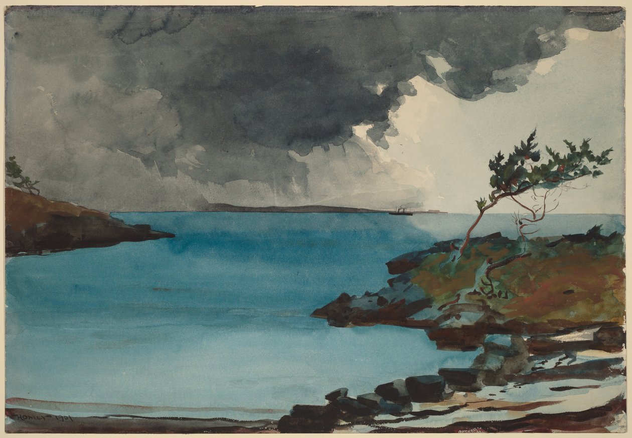 A Tempestade que se Aproxima de Winslow Homer