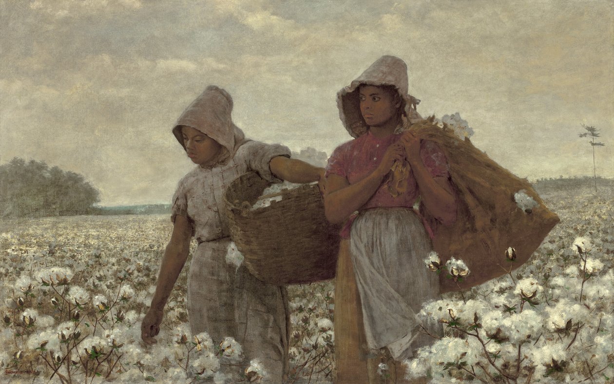 Os catadores de algodão, 1876 de Winslow Homer