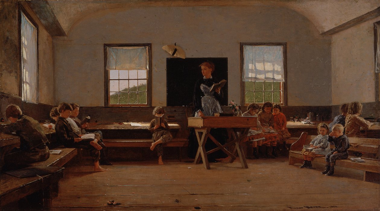 A Escola do Campo de Winslow Homer