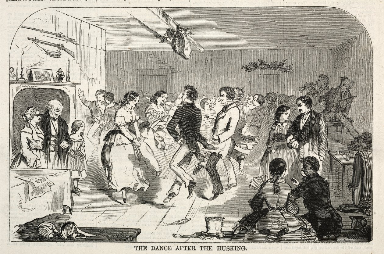 A Dança após a Descascagem de Winslow Homer