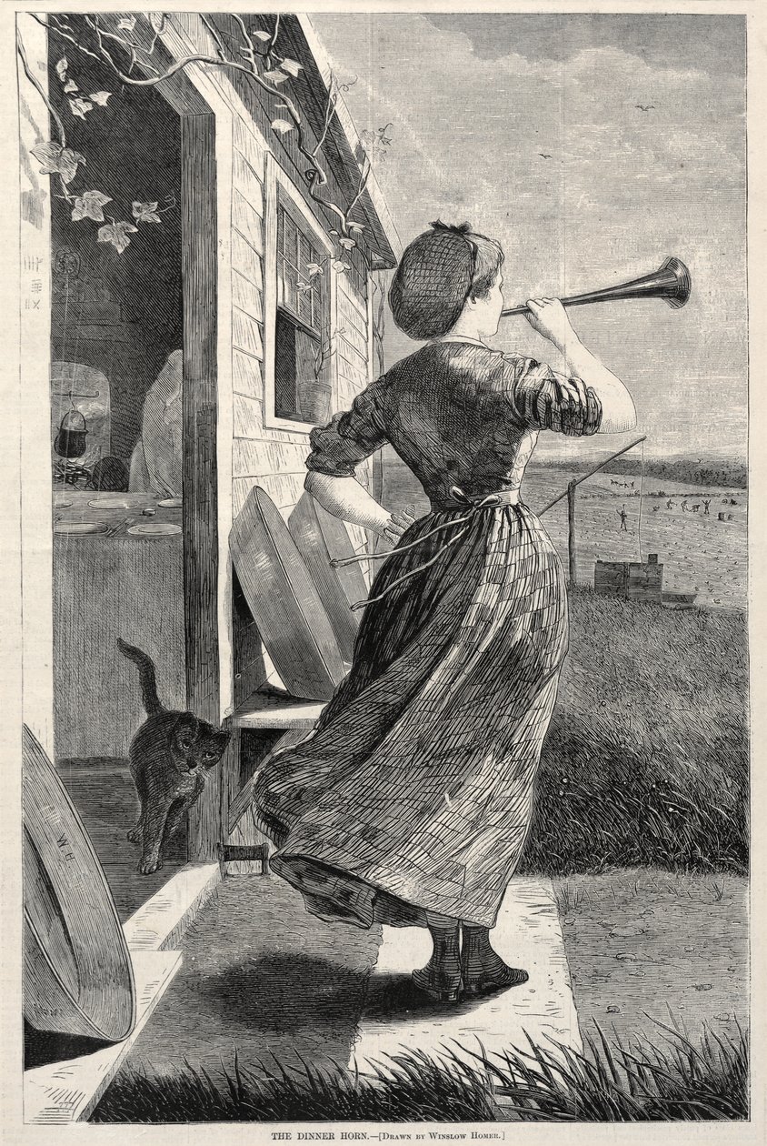 A Trompeta do Jantar de Winslow Homer
